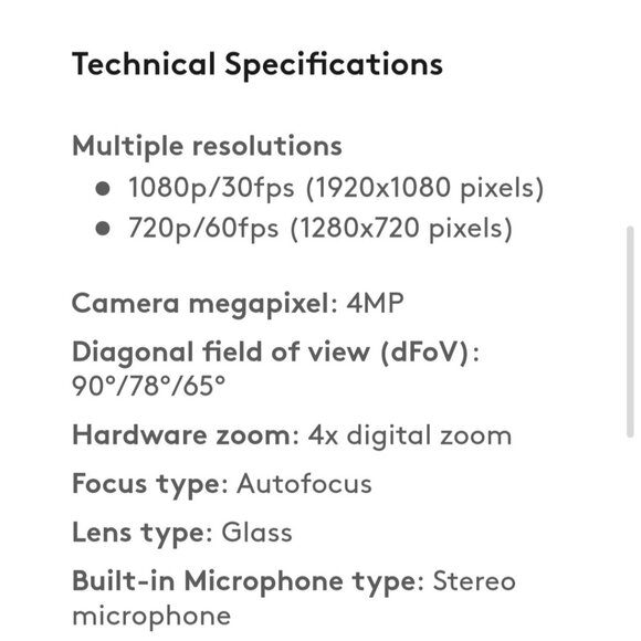 NEW UNOPENED Logitech Brio500 Webcam - Picture 7 of 12